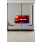 Enwood Capella Tv Ünitesi Sis Gri Mdf 6 Kapaklı 240 Cm Duvara Monte