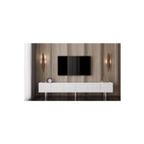 enwood Mdf 6 Kapaklı Ahşap Ayaklı (120 CM X 2 ADET) 240 Cm Tv Ünitesi