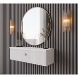 enwood MİMOSA BEYAZ MDF DUVARA MONTE KAPAKLI DRESUAR( 69 cm)