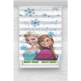 (ENXBOY)ELSA ANNA DİJİTAL BASKILI ZEBRA PERDE-COCUK ODASI-STOR PERDE