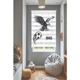 (ENXBOY)KARTAL (İSİM YAZILIR)DİJİTAL BASKILI ZEBRA PERDE-COCUK ODASI-STOR PERDE