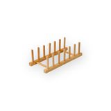 Enyaza Home Bambu Tabaklık Standı & Kitaplık & Düzenleyici &Organizer & Stand &Bulaşıklık &Raf