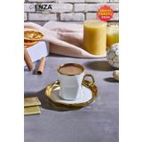 Enza Beyrut 6’lı Porselen Kahve Fincanı Takımı