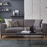 Enza Home 11804 Pavia Örme Kumaş Gri 2'li Koltuk