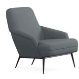 Enza Home 12504 Valdera Süet Dokulu Gri Berjer