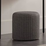 Enza Home 23502 Loreto Keten Dokulu Mavi Puf