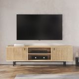 Enza Home Austin 200x60 cm Açık Meşe TV Sehpası