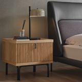 Enza Home Austin 59x54 cm Meşe Komodin