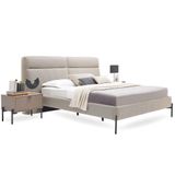 Enza Home Berta 17601 Bej 160x200 cm Başlıklı Karyola