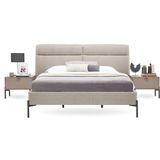 Enza Home Berta 17601 Bej 180x200 cm Başlıklı Karyola