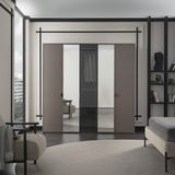 Enza Home Berta 5 Kapaklı Kahverengi Gardrop