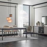 Enza Home Berta Konsol + Yemek Masası (Sabit) + Cordell Sandalye (4 adet)