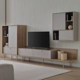 Enza Home Cante Tv Ünitesi Seti 2 - Bej