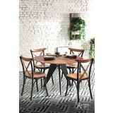 Enza Home Daısy Yuvarlak Mutfak Masası Çap 120 cm