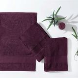 Enza Home Essentials 50x90 CM Fuşya 3'lü El Havlusu Seti