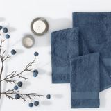 Enza Home Essentials Navy 30x50 cm 3'lü Misafir Havlusu