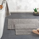 Enza Home Felicia 2'li 50x60 cm 60x100 cm Ekru Banyo Paspas Seti
