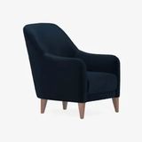 Enza Home Fiore 10403 Lacivert Kadife Dokulu Berjer