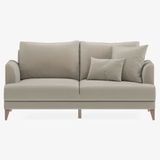 Enza Home Fiore 10706 Vizon Tay Tüyü Yataklı İkili Koltuk