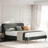 Enza Home Hera Başlıklı Karyola 2'li Set - Yeşil - 160 x 200 cm