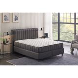 Enza Home Ionic Energy Pro 3'lü Set Yatak Baza Başlık, 090x190 cm, 24901 Siyah