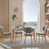 Enza Home Largos Açılır Mutfak Masası - Ahşap - Beyaz