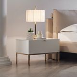 Enza Home Legato Modern Ahşap Beyaz Ahşap Beyaz Komidin