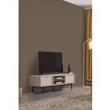 Enza Home Loreto Ayaklı Tv Sehpası - Kırık Beyaz