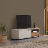 Enza Home Loreto Bazalı Tv Sehpası - Siyah