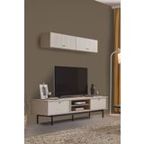 Enza Home Loreto Tv Ünitesi Seti 1 - Kırık Beyaz