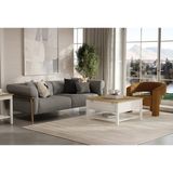 Enza Home Marsell Koltuk Takımı, Keten Dokulu, 51006 Lacivert