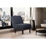 Enza Home Merika Berjer, Keten Dokulu, 13107 Gri-Lacivert