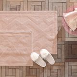 Enza Home Milo 50x60 + 60x100 cm Pudra Banyo Paspası Seti