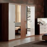Enza Home Mistral 5 Kapaklı Dolap - Ceviz