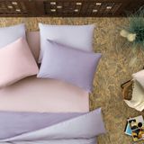 Enza Home Noah Pudra Lastikli 90x190 cm Çarşaf