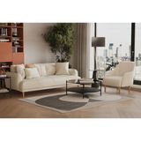 Enza Home Novas Koltuk Takımı, Şönil, 72801 Krem