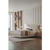 Enza Home Paloma Başlıklı Baza 2'li Set - Krem