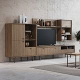 Enza Home Paloma Tv Ünitesi Seti 2 - Ahşap - Ceviz
