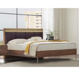 Enza Home Pavia 13001 Kahve 200x200 cm Başlıklı Karyola