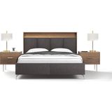 Enza Home Pavia Başlıklı Baza - Kahve - Kahverengi - 160 x 200 cm