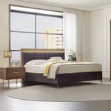 Enza Home Pavia Başlıklı Baza - Kahve - Kahverengi - 180 x 200 cm