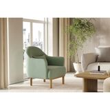 Enza Home Perge Berjer, Kadife Dokulu, 70501 Yeşil
