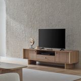 Enza Home Perge Tv Sehpası - 200 cm - Kahverengi