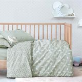 Enza Home Rabbit Nil Yeşili Ranforce Bebek Nevresim Takımı