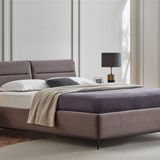 Enza Home Riga Başlıklı Baza, (200x200 cm), 16403 Gri
