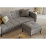 Enza Home Romina Puf,14208 KOYU GRİ