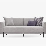 Enza Home Terra 2,5'lu Keten Dokulu, 16008 Orta Gri Koltuk