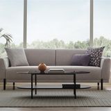 Enza Home Terra 3'lü Keten Dokulu, 16008 Orta Gri Koltuk
