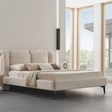 Enza Home Terra 5 Kapaklı Dolap + Yüksek Şifonyer + 2 Adet Komodin + 160x200 cm Başlıklı Karyola