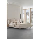 Enza Home Terra Başlıklı Baza 2'li Set - Krem